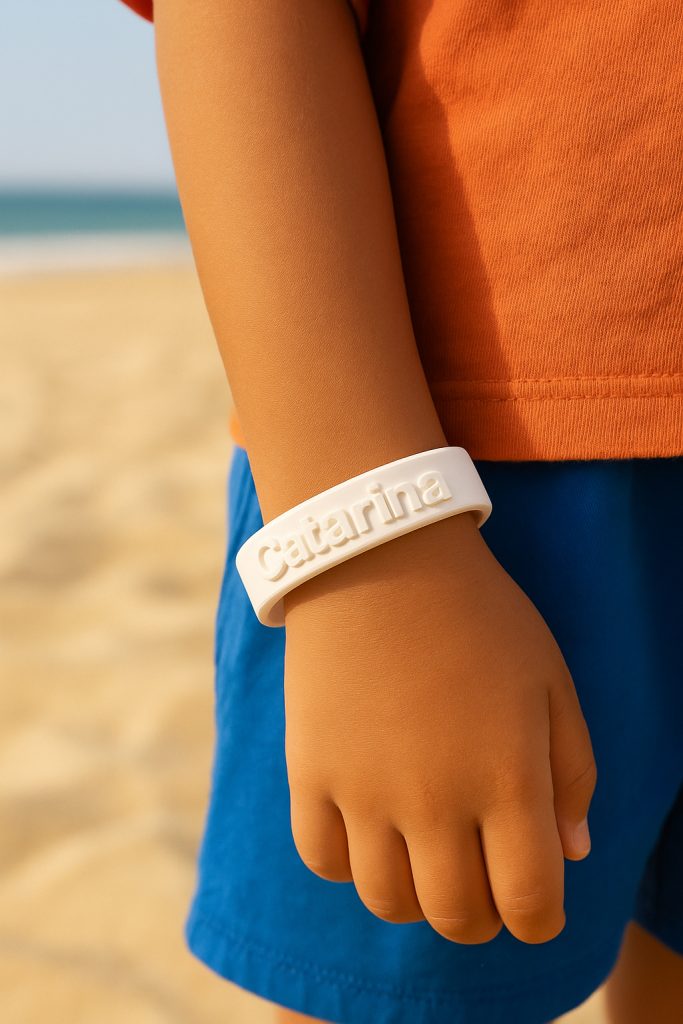 Pulseira SOS Crianças com NFC