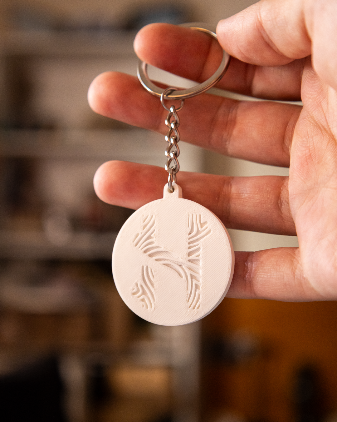 Porta-chaves com NFC